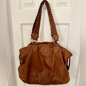 Vintage MICHAEL KORS Leather Satchel Handbag